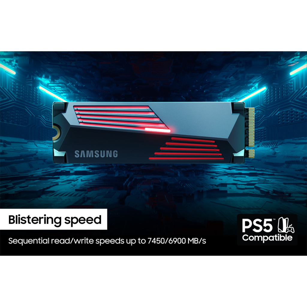 Samsung SSD 990 PRO M.2 PCIe Gen4 x4 2TB with Heatsink / SSD M.2 2TB