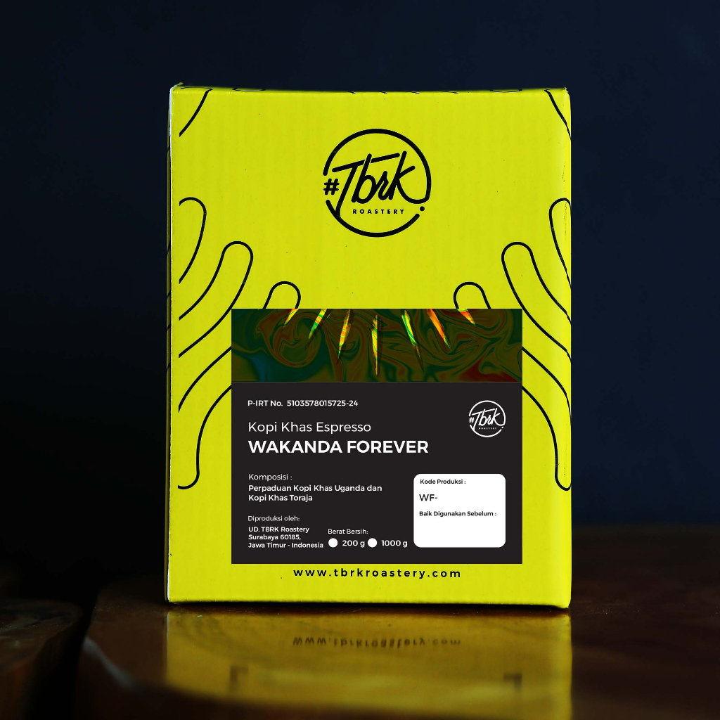 

Kopi Espresso Wakanda Forever | 200gr