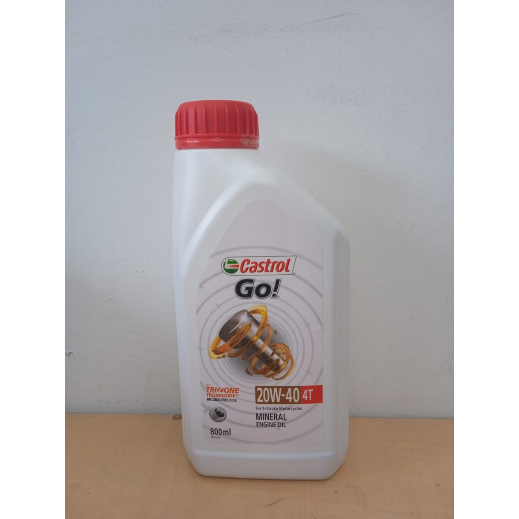 OLI CASTROL GO 4T OLI MOTOR BEBEK 20W-40 800ML 0.8 L CASTROL