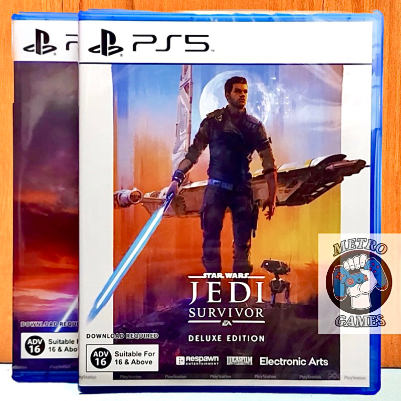 Star Wars Jedi Survivor PS5 Original Fisik Kaset Starwars Jedi Survivor Playstation PS 5 Starwar Terbaru Ori asli sony cd bd game games stars war jedi fallen order battlefront 1 2 ii bluray disc baru new segel second reg 3 region asia req petualangan gim