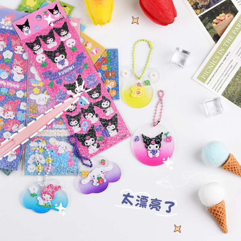 stiker dekorasi sanrio lucu (090)