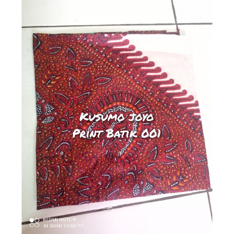 Udeng Batik Print Segi Empat