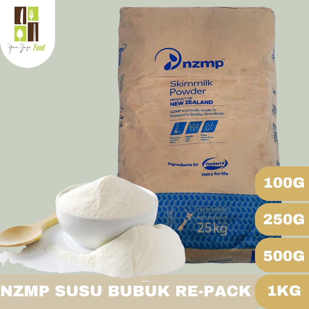 NZMP Skim Milk Powder / Susu Bubuk Full Cream/ New Zealand Kemasan Repack 250/100g