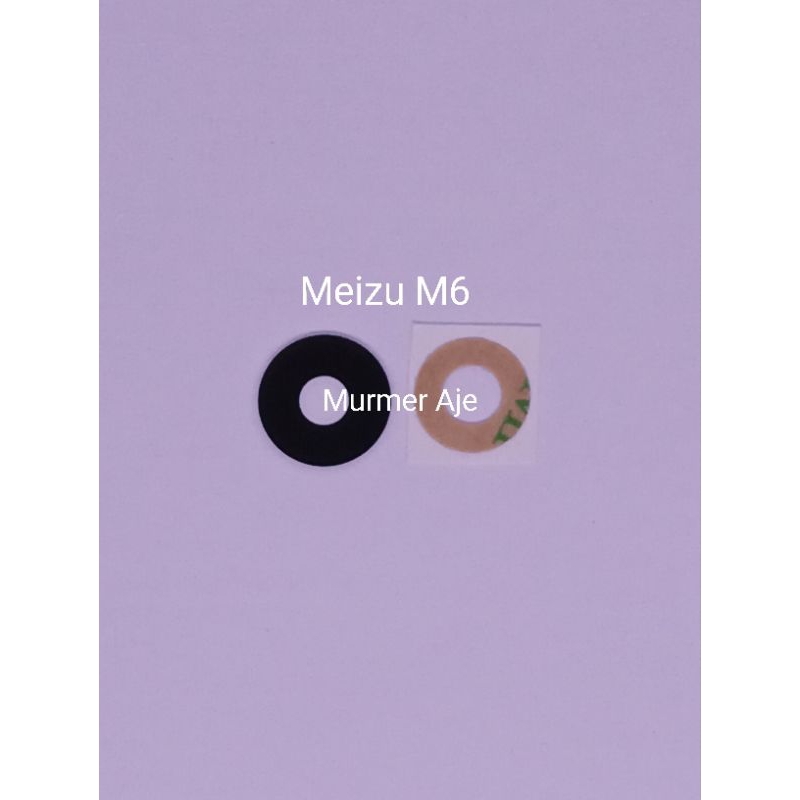 Lensa kaca kamera belakang meizu m6 oem