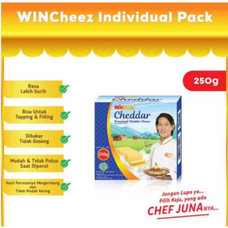 

WINCheez Keju Individual Pack 250 Gram