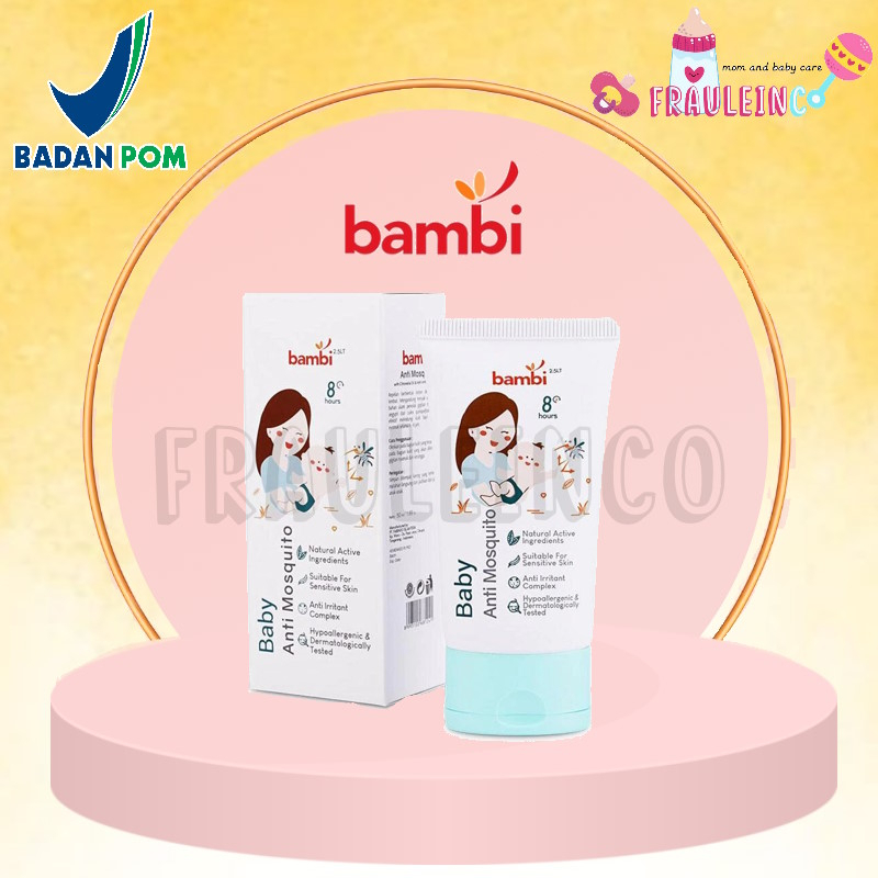 *FRAULEINCO* Bambi Baby Lotion Anti Nyamuk / Anti Mosquito - 50mL