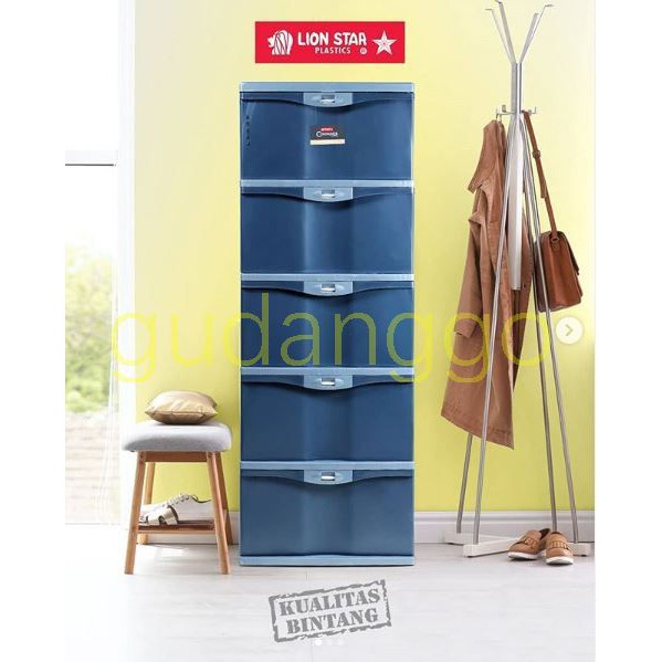 (CARGO) Primera Container L5 PM-15 Lion Star Laci Plastik Large Susun 5