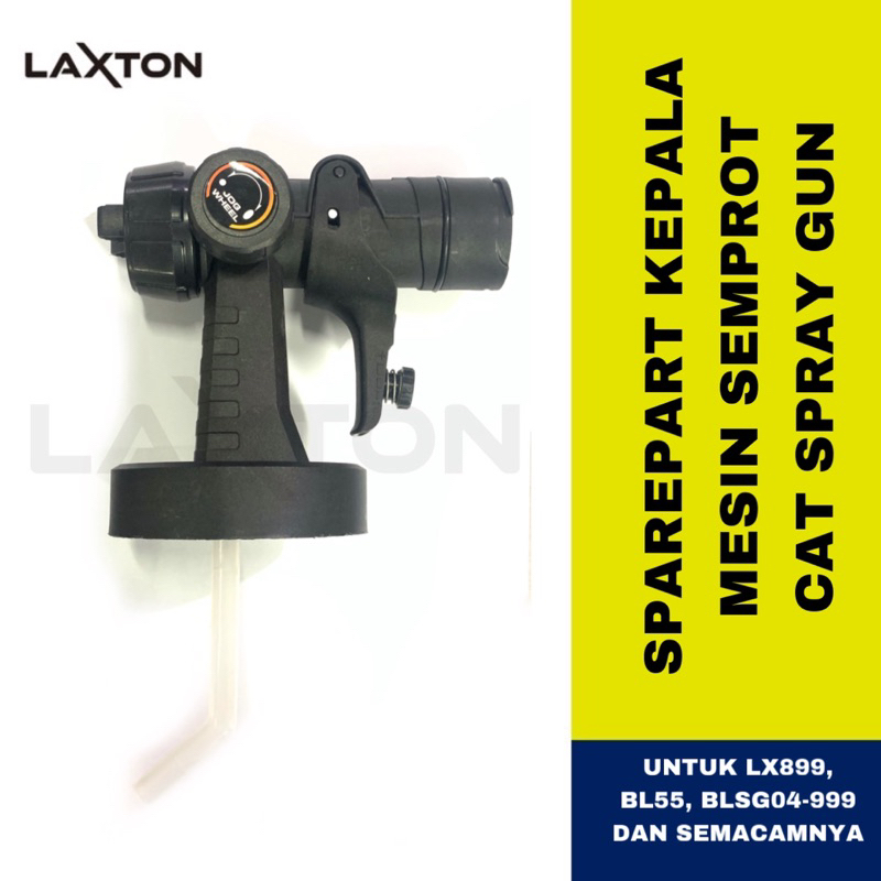 Sparepart kepala spray gun mesin semprot cat Laxton LX899, Bull BL55, BLSG04-999 dan semacamnya