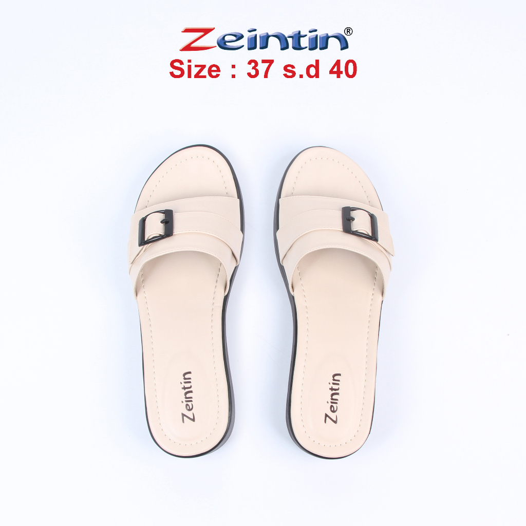 Zeintin - Sandal Wanita Casual Sendal Slop Cewek Sintetis Perempuan Kekinian Sandal Wedges ZEINTIN HP