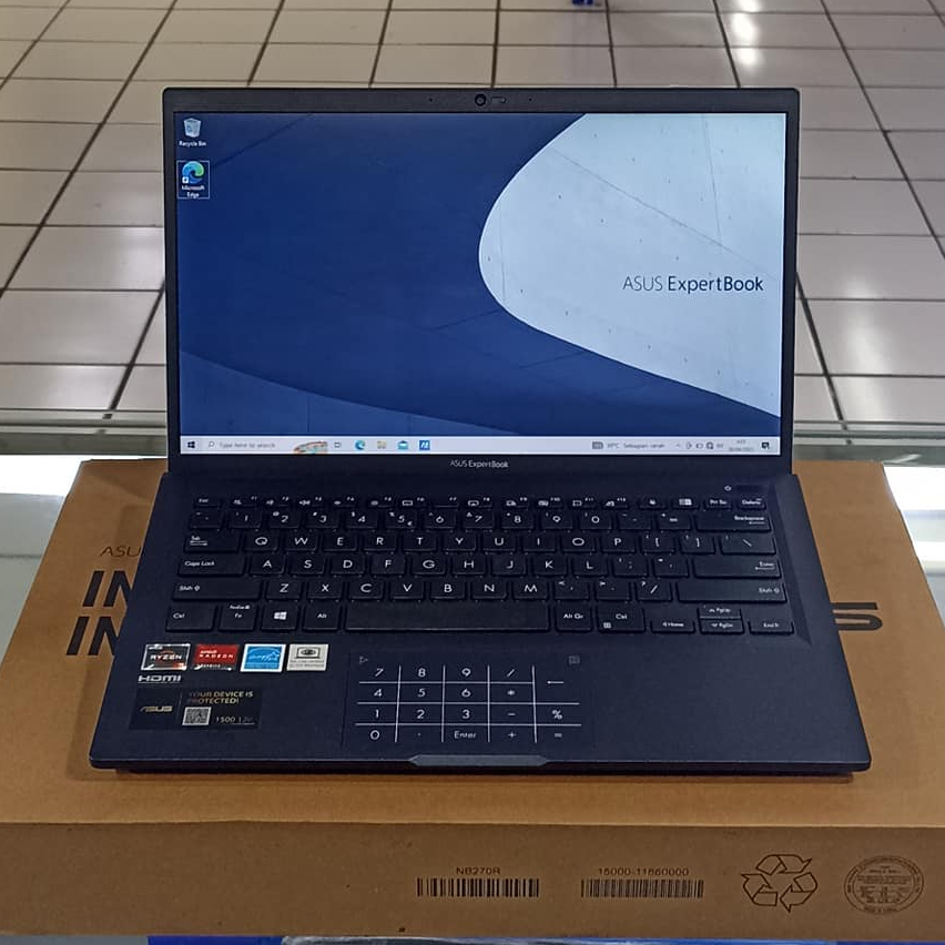 ASUS Expertbook L1400CDA || Ryzen 3-3250U / RAM 8GB / SSD 512GB Fullset MURAH