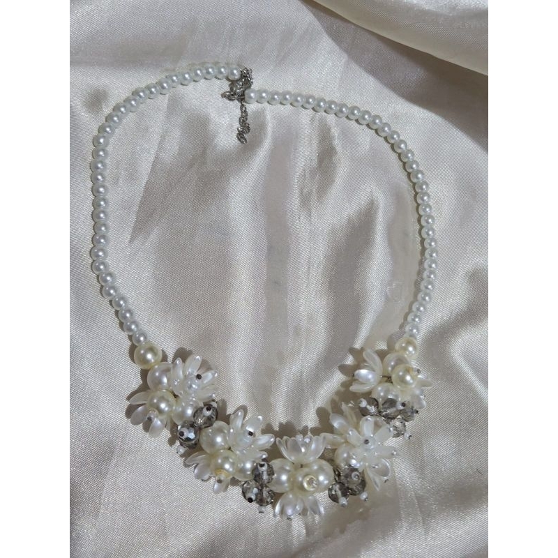 [ SATUAN ] KALUNG MUTIARA CRYSTAL / KALUNG HIJAB / KALUNG FASHION