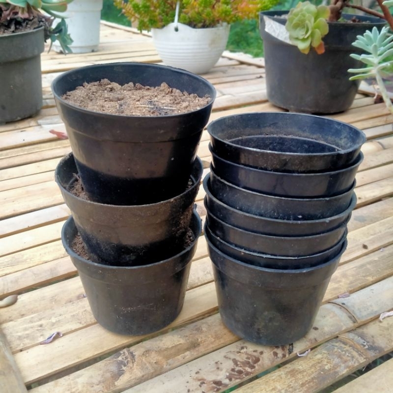Paket Planter Pot Bekas dan Media Tanam