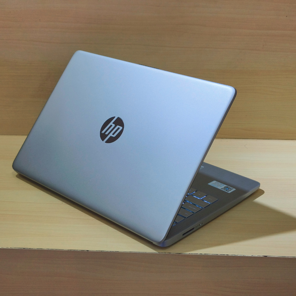 LAPTOP HP 14 INTEL CORE I3 1215U RAM 8GB 16GB 512GB SSD FHD IPS BACKLIGHT KEYBOARD WINDOWS 11 HOME SILVER