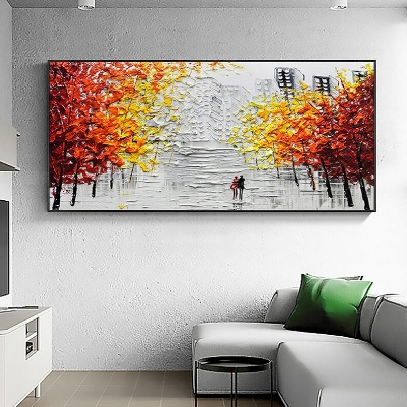 lukisan hiasan dinding plus bingkai pajangan dinding ruang tamu