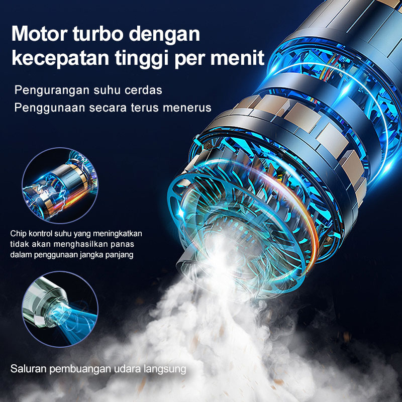 Handheld Vacuum cleaner Mini Bisa Dilipat penyedot debu Portable Wireless Car vacum cleaner mobil Daya Sedotan Kuat 16000Pa Vacuum Cleaner Mini Vakum