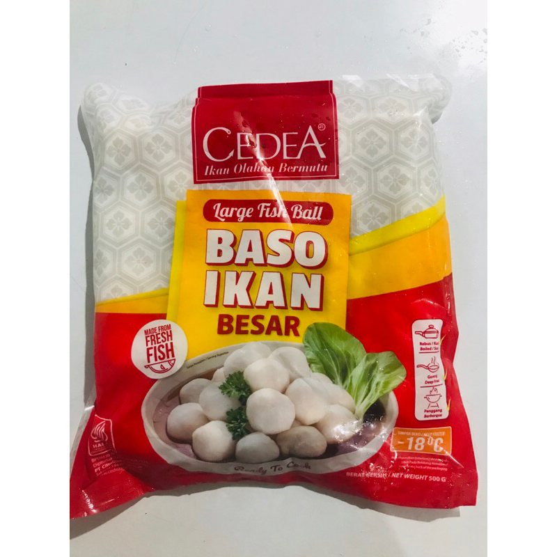 

CEDEA BASO IKAN 500 GR / BASO IKAN BESAR / OLAHAN IKAN / CEDEA