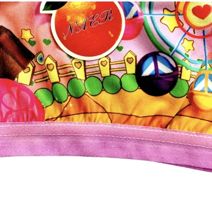 Setelan Miniset Boxer Anak Perempuan | Bahan Lembut Dan Adem Motif Karakter