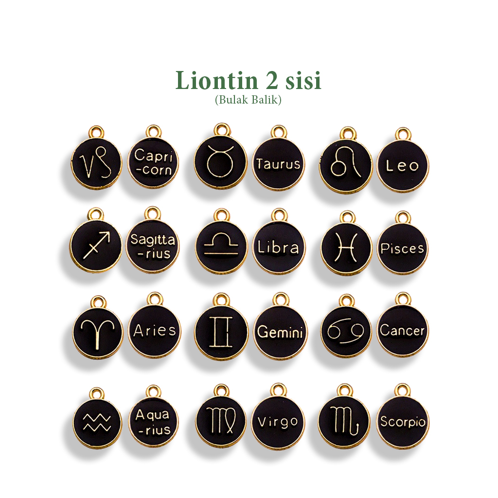 Gantungan HP Zodiak Tali Strap Phone Gantungan Kunci Keychain Desain Rasi Bintang Gemini virgo Lovelyhandproject