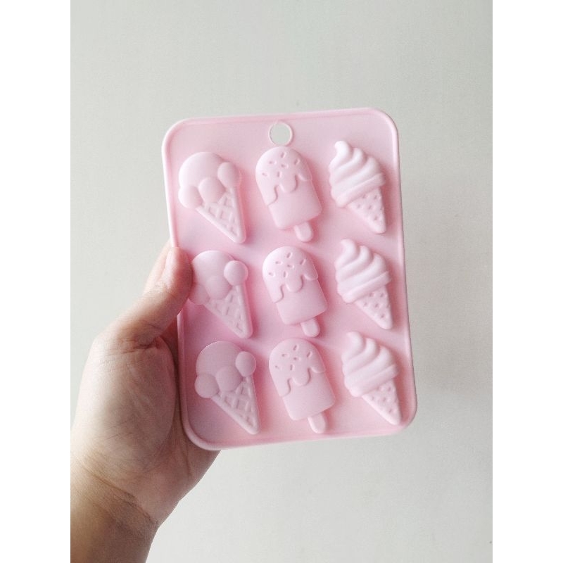 Homestuff Cetakan Silikon Coklat Ice Cream - Ice Cream (H1)