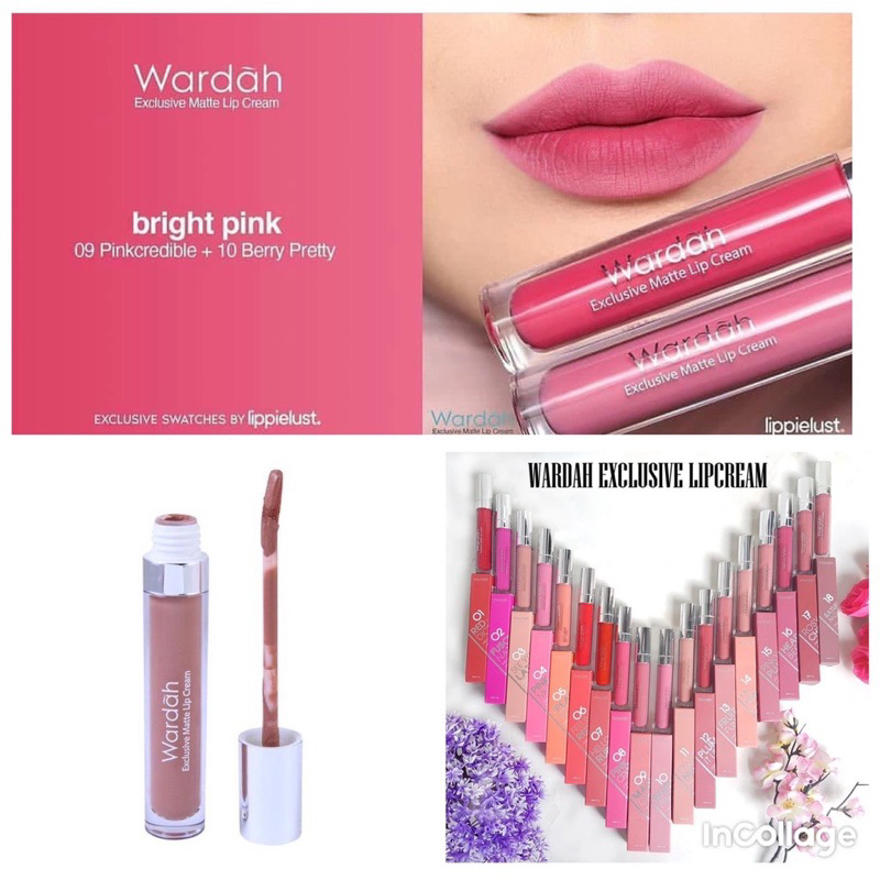 Wardah Exlusive / Lip Cream Wardah TERLARIS