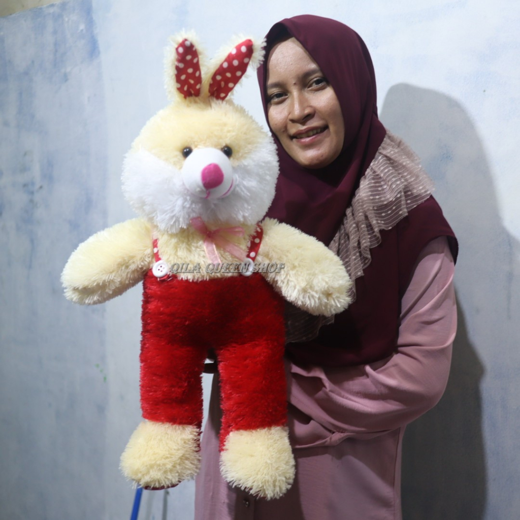 BONEKA KELINCI M JOJON TERLARIS BISA COD TINGGI 60CM SAMPAI UJUNG KEPALA