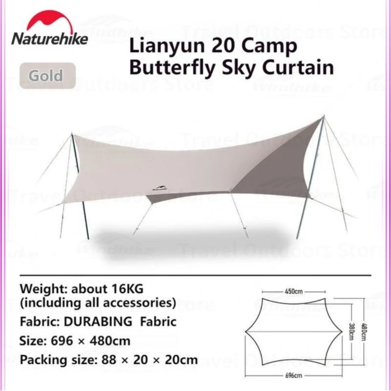 FLYSHEET NATUREHIKE CNH22ZP023