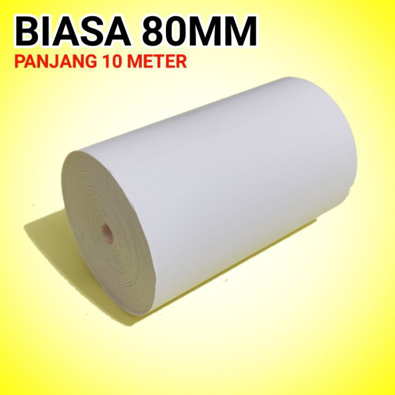 

KERTAS THERMAL LABEL STIKER 80MM PANJANG 10 METER