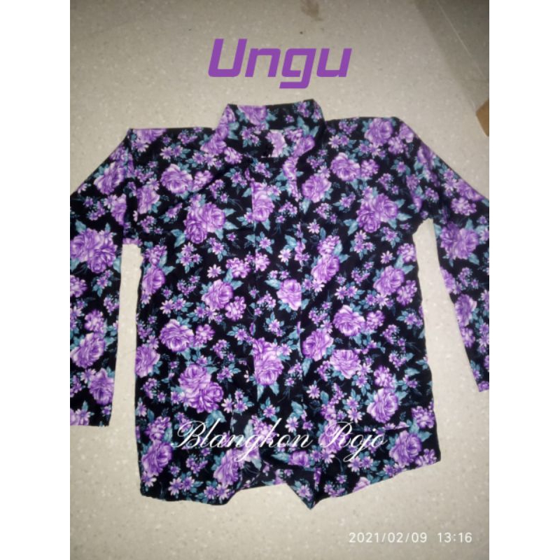 Baju Beskap  Pria Motif Kembang Dewasa