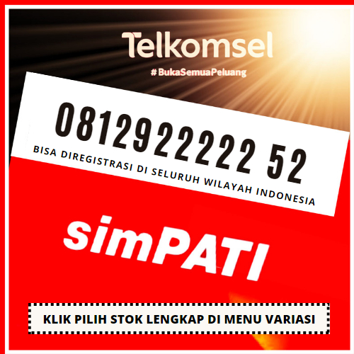 Nomor Cantik Telkomsel - Nomor Cantik Simpati - Nomer Cantik Telkomsel - Nomer Cantik Simpati Panca 22222 4G LTE Hoki