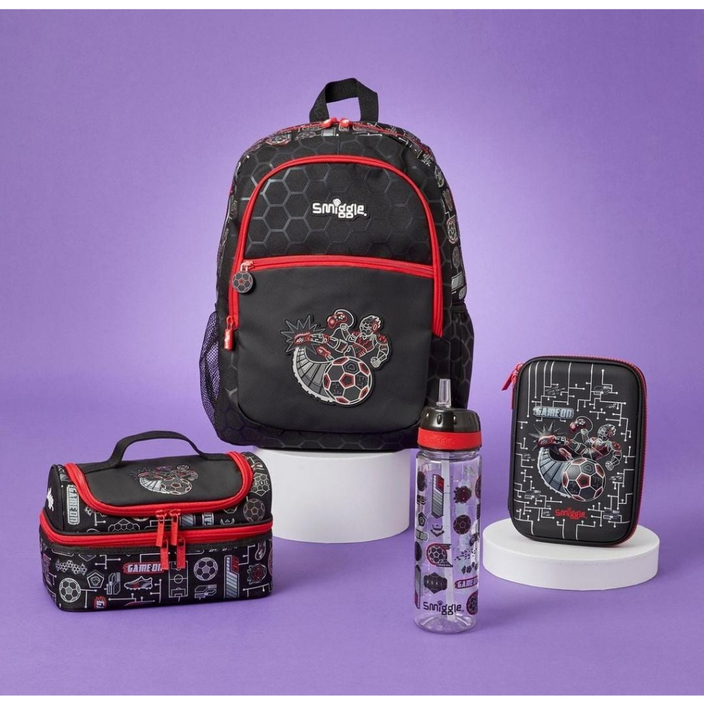 Smiggle Game On Rad Robot Classic Backpack and Lunchbag