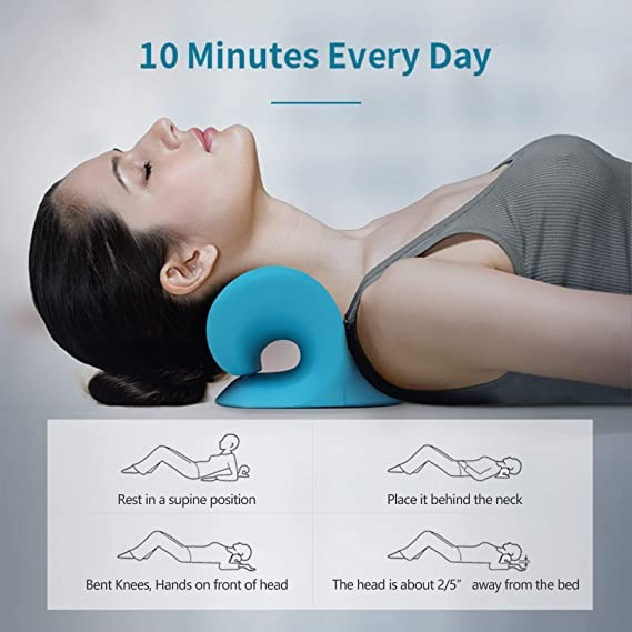 Alat Relaksasi Leher Tulang Belakang Neck Pillow Relieve Pain - IPC22