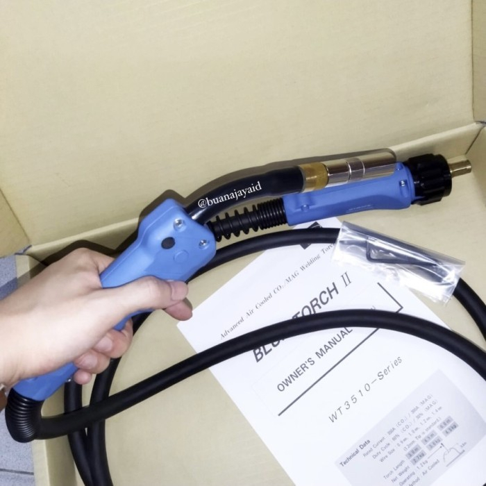 Stang Las MIG OTC WT5000-SZ Torch Assy Gun Torch 500A kabel 3 meter