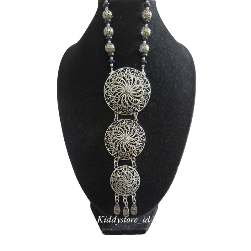 Kalung etnik nusantara / kalung bros / kalung etnik / bros susun