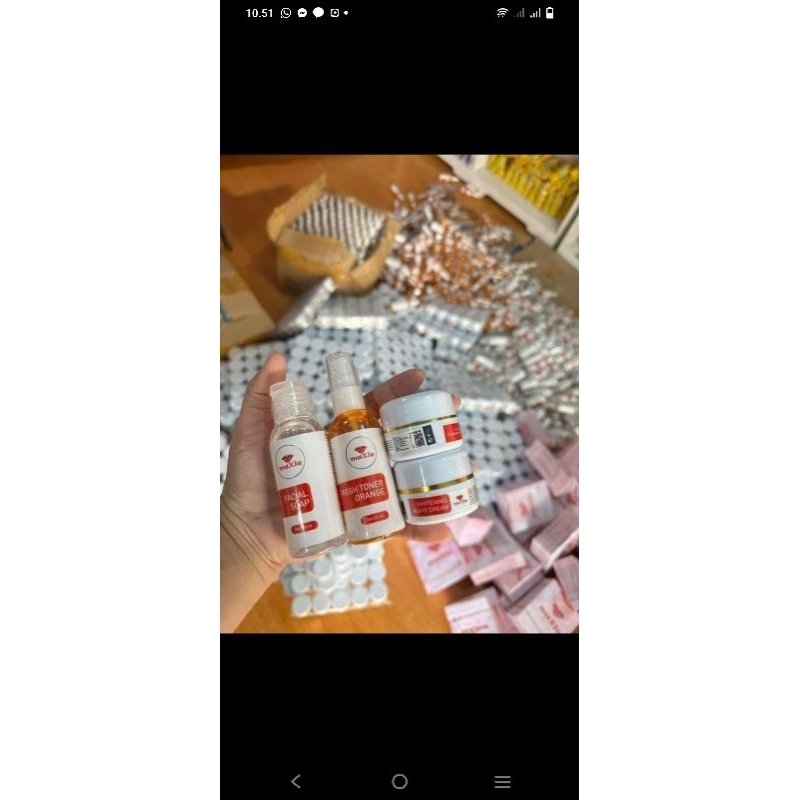 [PROMO - TEBUS MURAH] MAXIE GLOW SKINCARE Pot embos KEMASAN TERBARU  dijamin Asli 100%