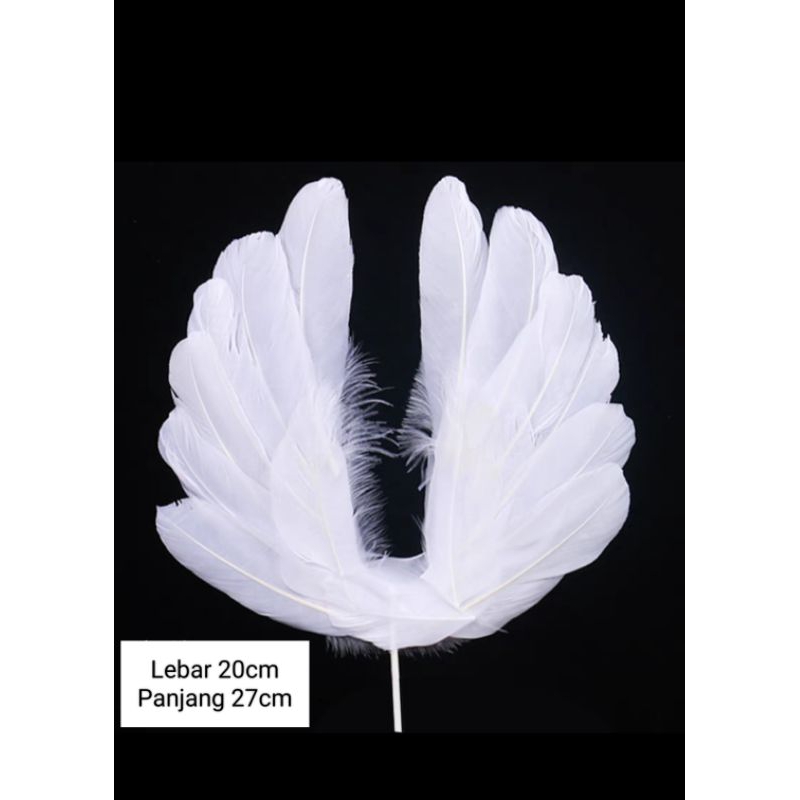 TOPPER SAYAP MALAIKAT ANGEL WING BULU