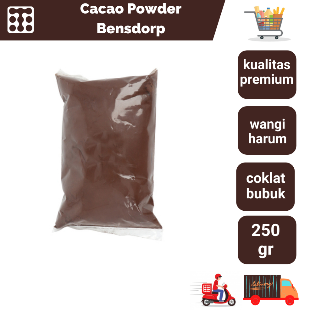 

Cacao Powder Bensdrop Queen Anna 250 Gr / Bensdrop Malaysia