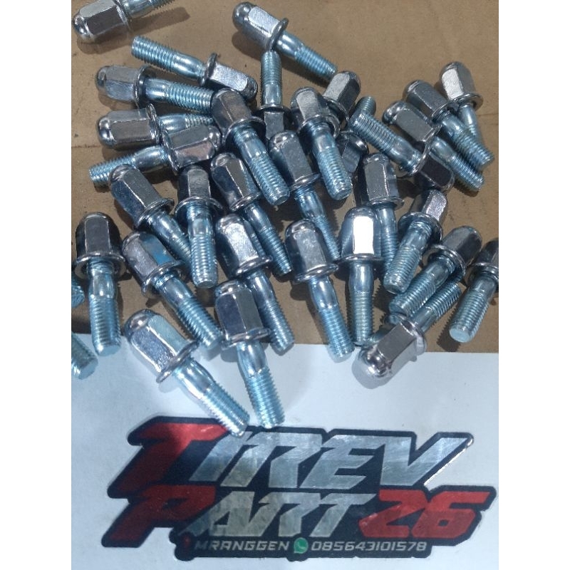 Mur set baut Knalpot Tiger revo tiger 2000 Megapro Gl pro max kualitas bagus
