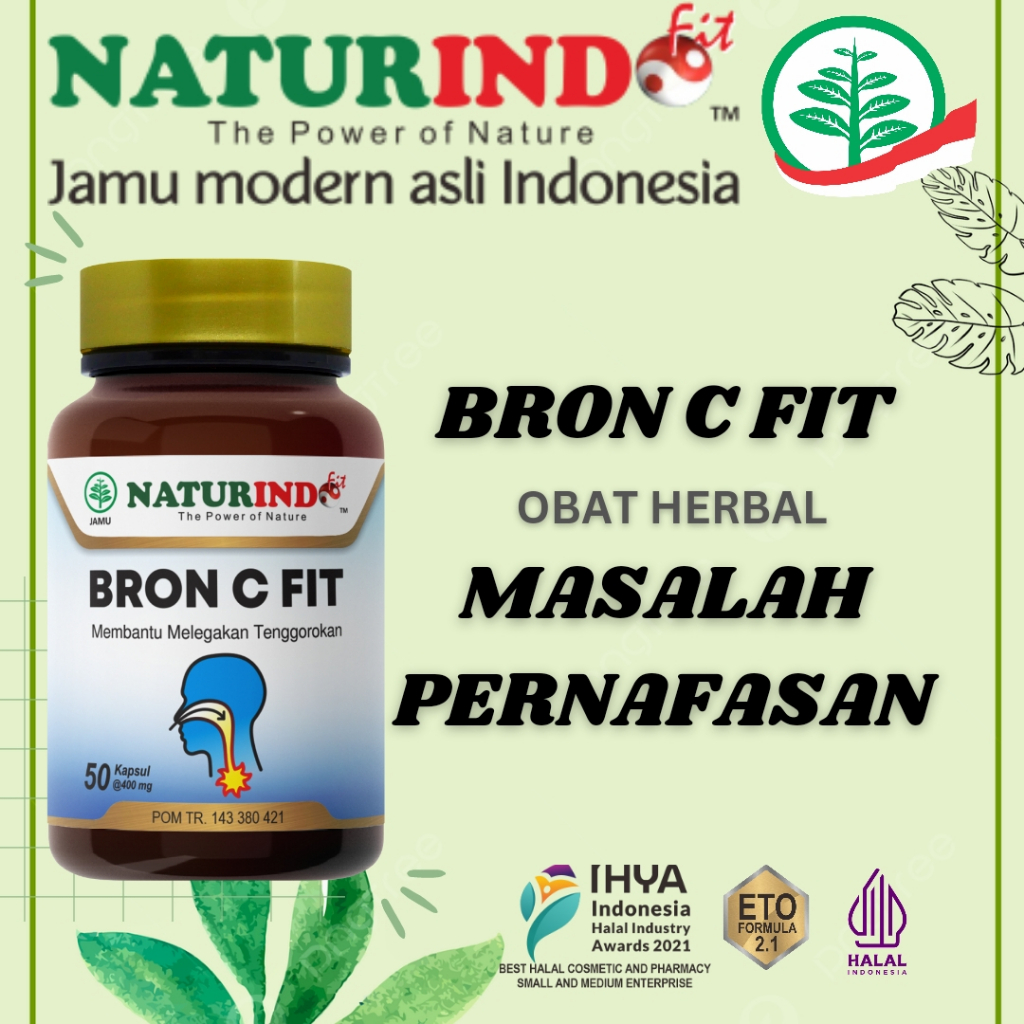 

OBAT HERBAL BRON C FIT, UNTUK MENGATASI ASMA SESAK NAFAS MEMBANTU MELEGAKAN PERNAFASAN DAN TENGGOROKAN