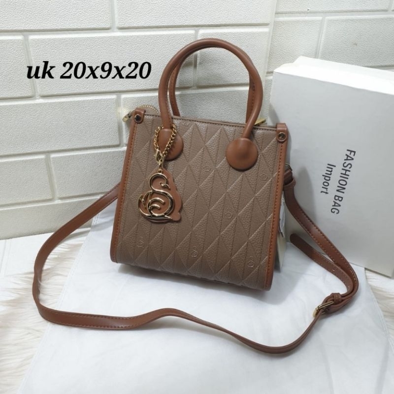 Tas fashion import / top handle wanita import uk 20x9x20