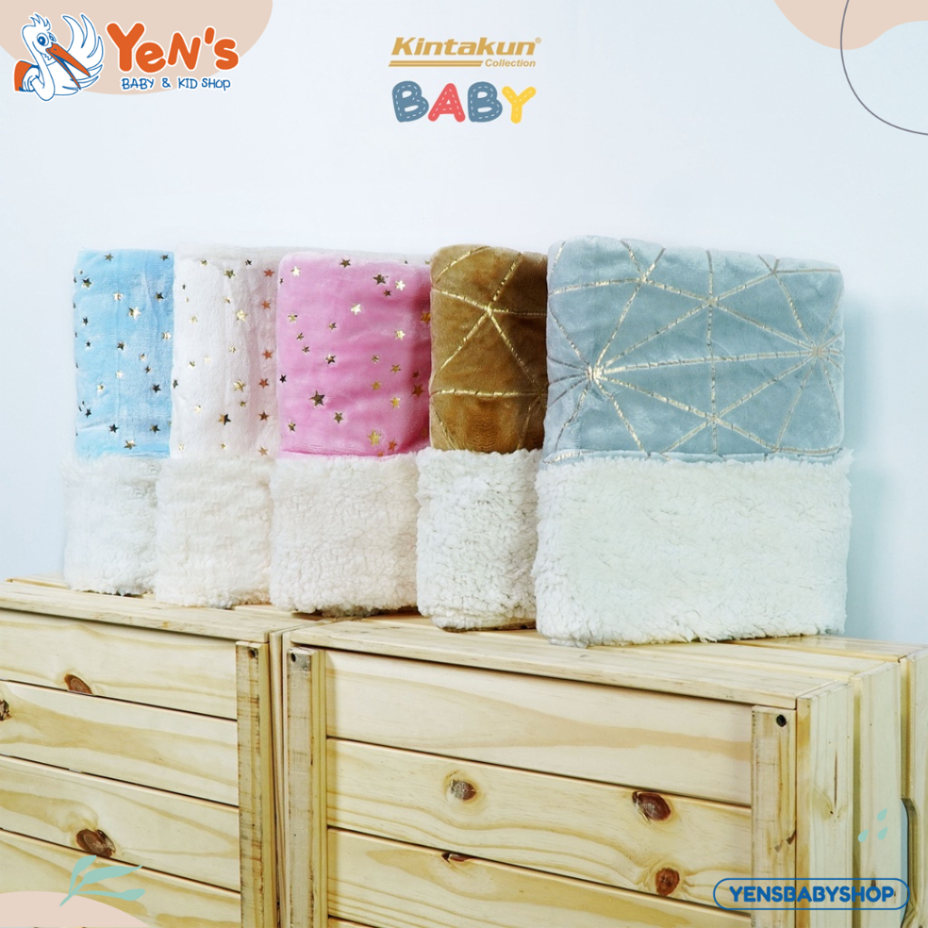 Kintakun Sherpa Foil Selimut Bayi 76 x 102 cm