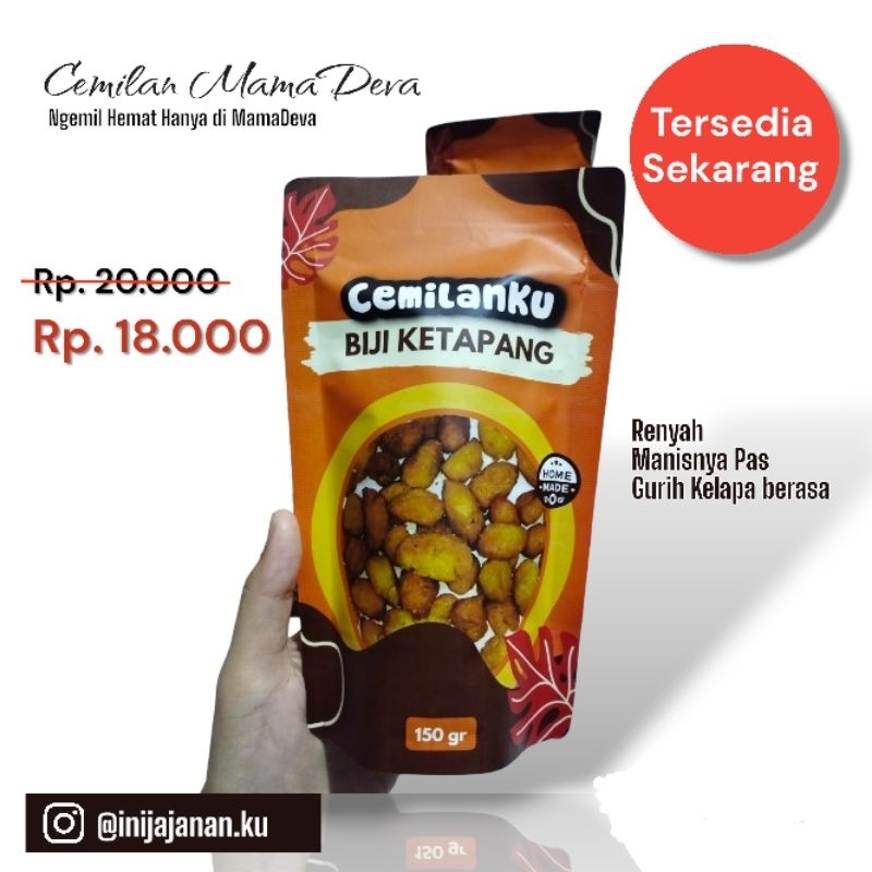 

Kue Kering, Cemilan Renyah Gurih Manis, Biji Ketapang