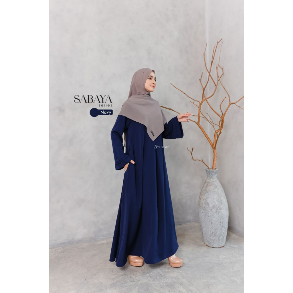 OPEN PRE ORDER SABAYA DRESS BY SHALIHA LOOK
