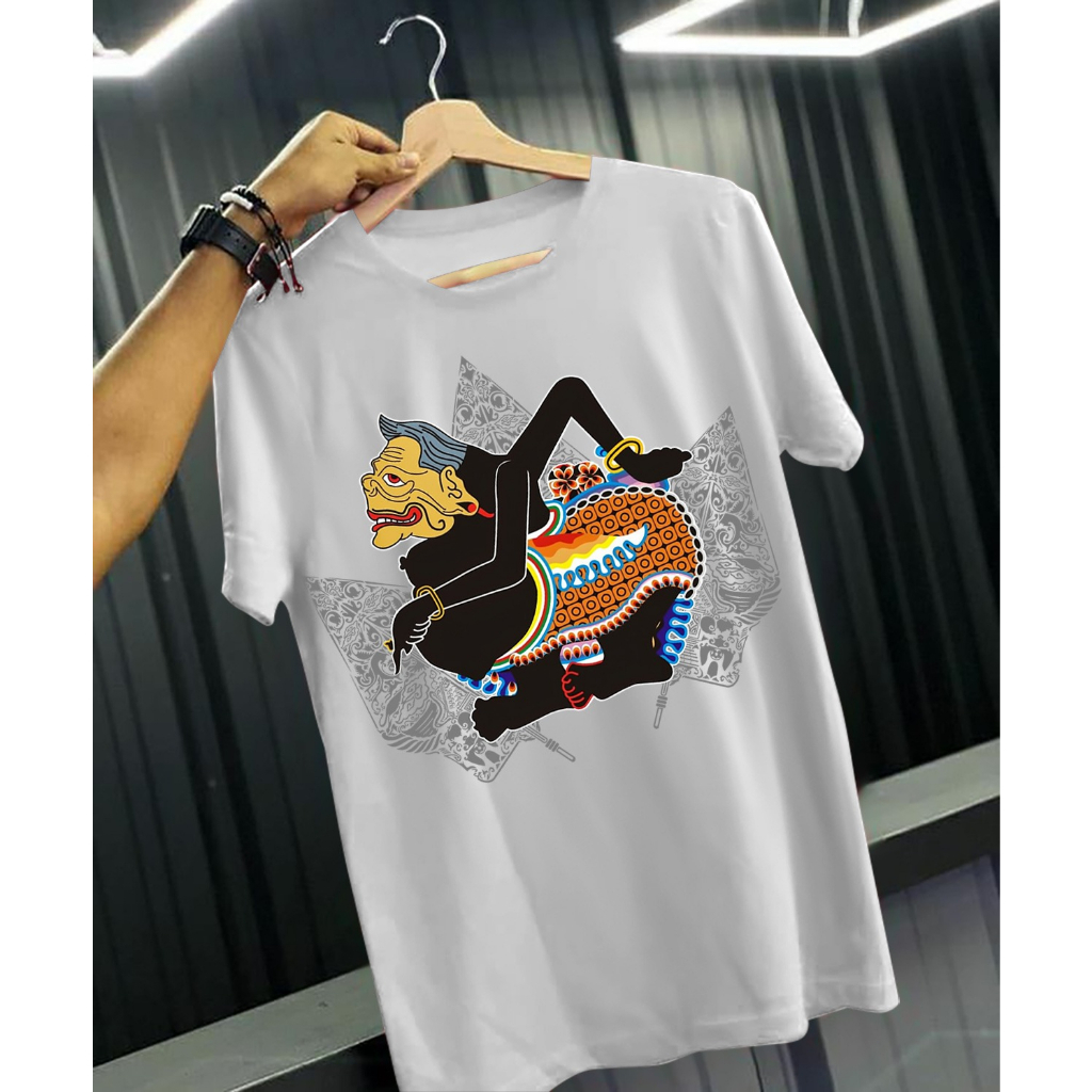 KAOS DISTRO BATIK WAYANG SEMAR MESEM NEW / OBLONG DEWASA MURAH