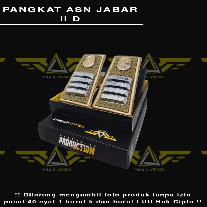 ATRIBUT ASN / PANGKAT ASN JABAR GOLONGAN 2D EXCLUSIVE