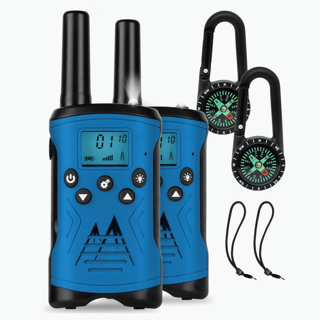 HT MERODITH T52® |  Walkie Talkie Anak Sipil dengan Kompas berisi 2pcs walky talky 3-5km | Gift for little adventurers