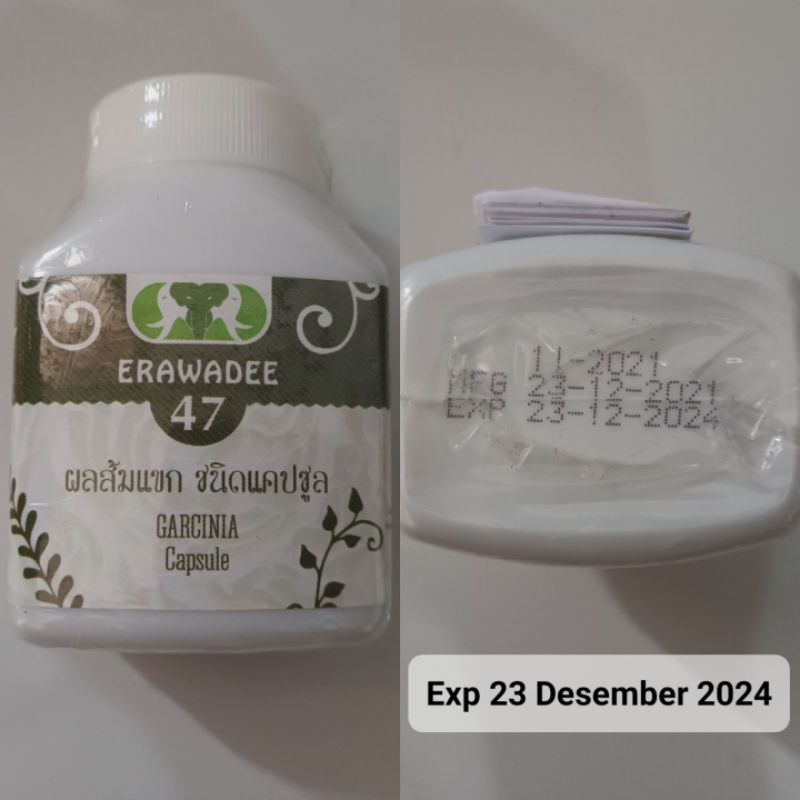 Erawadee 47 ( Garcinia Cambogia ) Penekan Rasa Lapar Untuk Diet Original Thailand