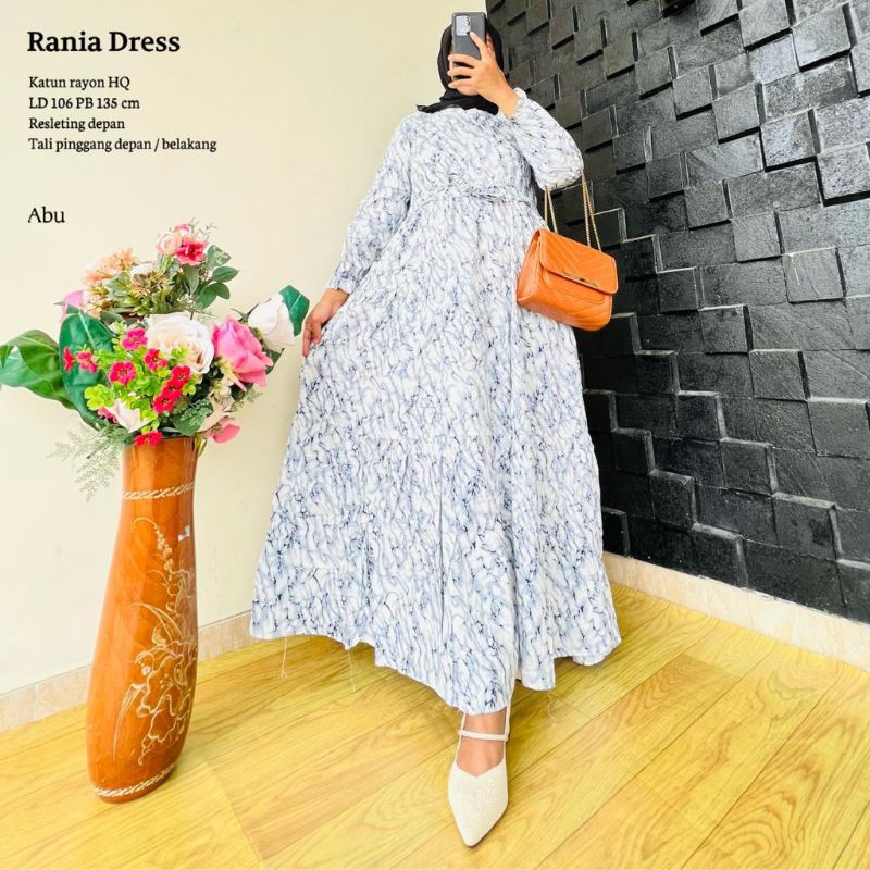 Gamis Rayon Motif - RAINA DRESS //JF824