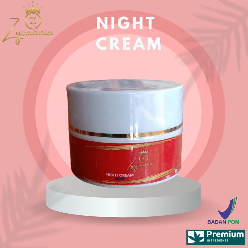 Night Cream Acne Zyvaania BPOM
