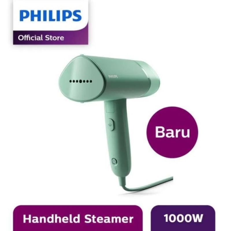 handheld steamer philips STH 3010 garansi resmi / garment steamer compact philips sht3010/ setrika uap philips / setrika tangan/ setrika berdiri / setrika steamer baju/ gosokan baju