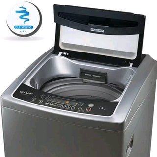 Mesin Cuci Sharp Top Loading 12 kg Inverter Series ES-F 1208 X-SL